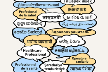 Healthcare Worker In Different Languages Design