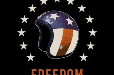 USA Flag Helmet – Motorbike Motorcyclist Chopper Biker
